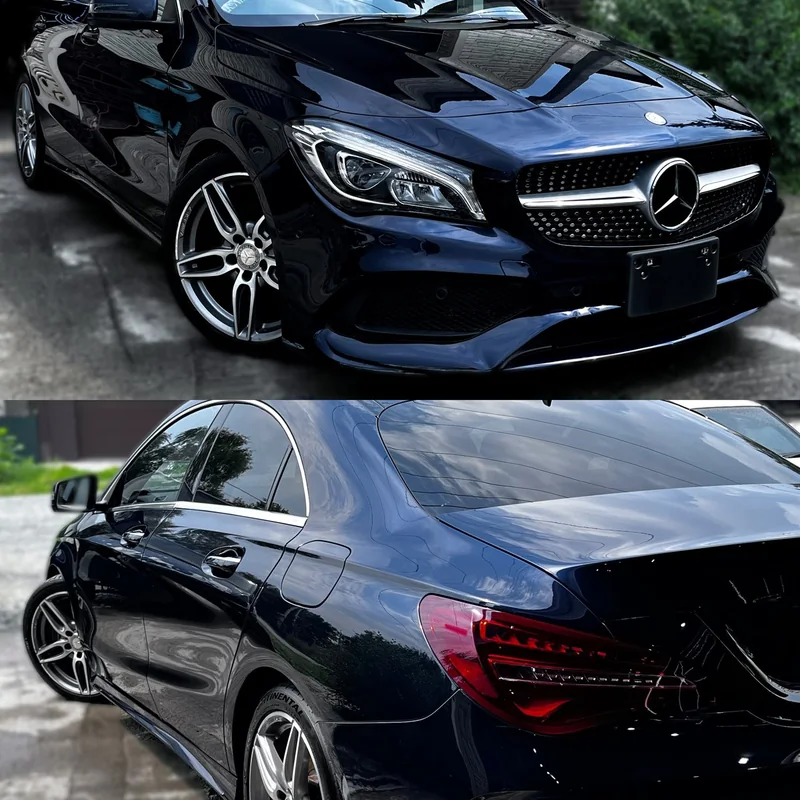 Mercedes CLA — Керамическое покрытие и тонировка оптики